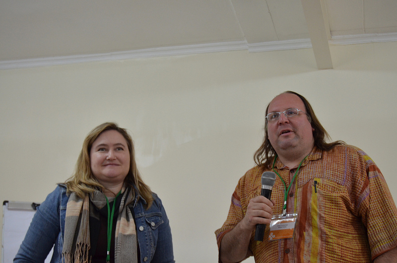 Ethan Zuckerman and Rebecca MacKinnon, GV co-founders. Image by Global Voices Flickr.